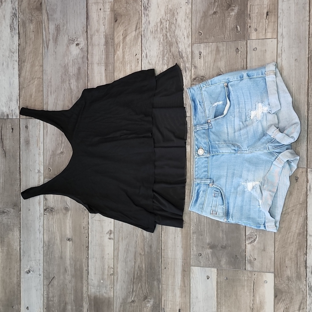 2 PIECE SET 💜 TOP & SHORTS